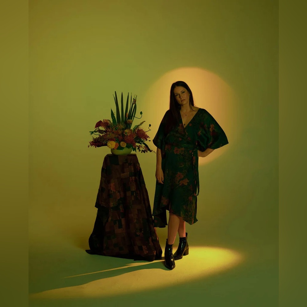 The Ziran Black Dahlia Dragon dress